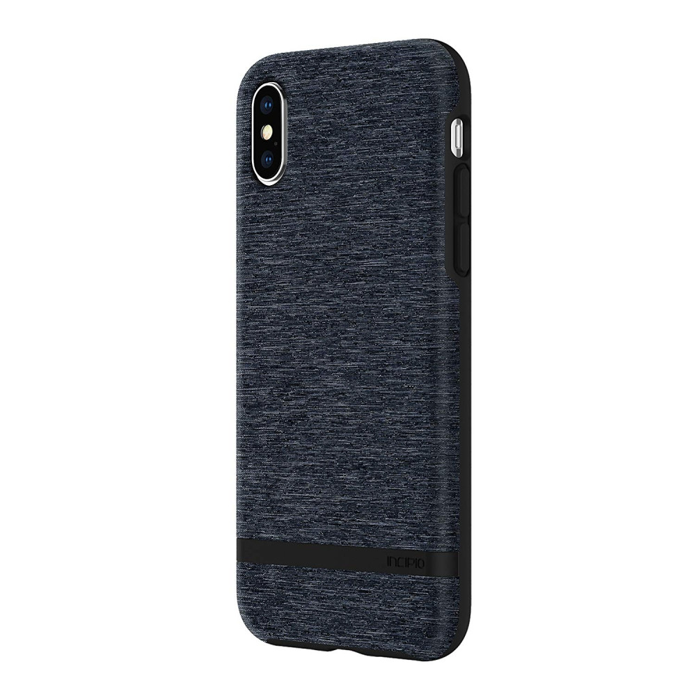 Incipio Esquire Series - Θήκη από Σιλικόνη & Ύφασμα για iPhone X / XS - Blue (IPH-1631-BLU)