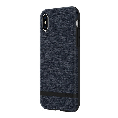 Incipio Esquire Series - Θήκη από Σιλικόνη & Ύφασμα για iPhone X / XS - Blue (IPH-1631-BLU)
