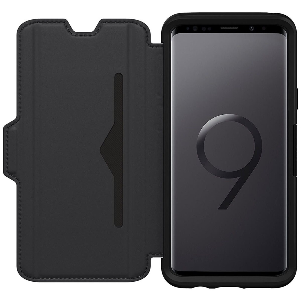 Otterbox Strada Series - Δερμάτινη Θήκη-Πορτοφόλι Samsung Galaxy S9 Plus - Βlack (77-58178)