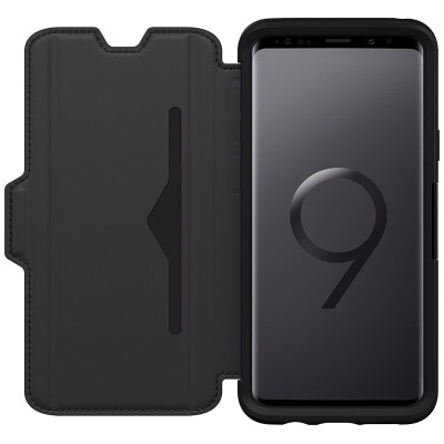 Otterbox Strada Series - Δερμάτινη Θήκη-Πορτοφόλι Samsung Galaxy S9 Plus - Βlack (77-58178)