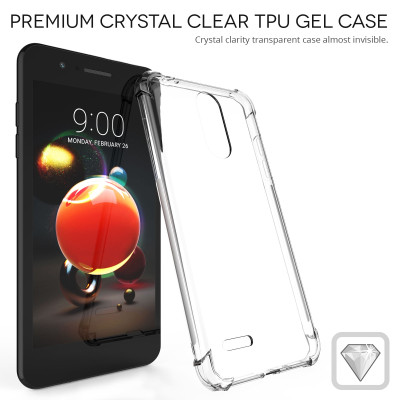 Caseflex Θήκη Σιλικόνης LG K9 / K8 2018 - Clear (CS000005LG)