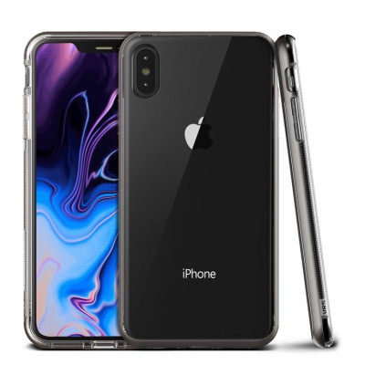 VRS Design Θήκη Crystal Bumper iPhone XS Max - Metal Black (VRS-IPXSM-CRB-MBK)
