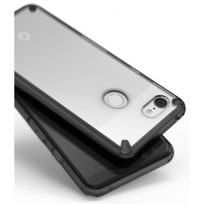 Ringke Fusion Θήκη με TPU Bumper Google Pixel 3 - Smoke Black (14699)