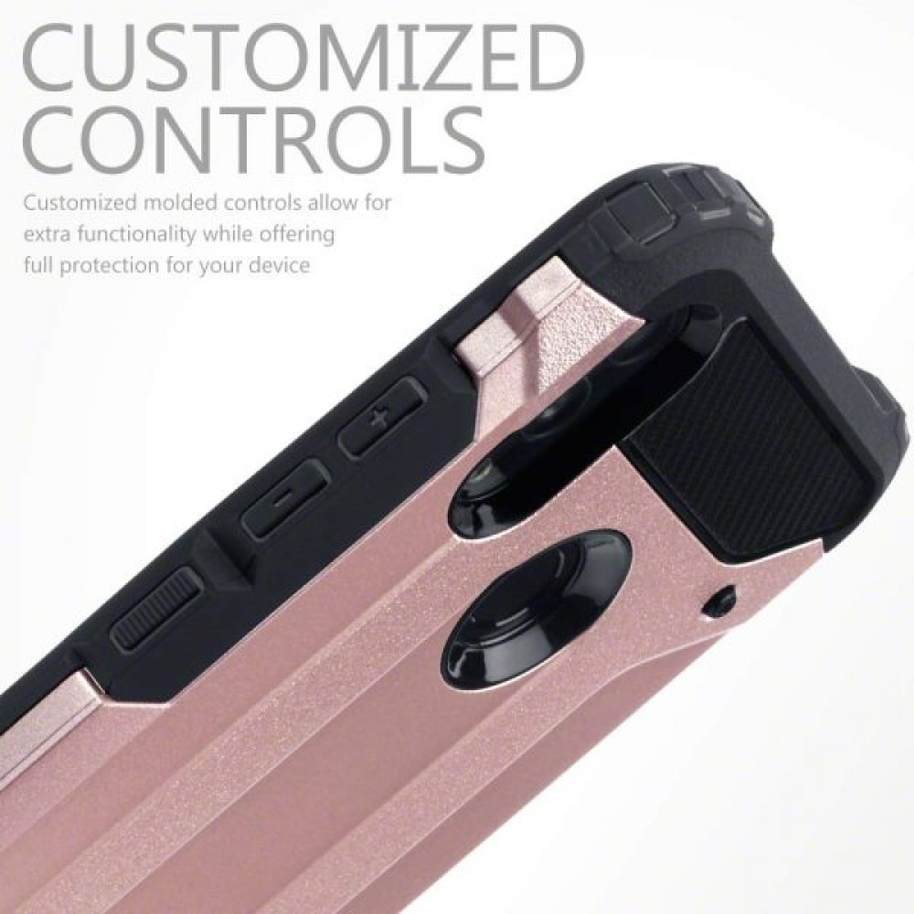 Terrapin Ανθεκτική Θήκη Double Layer Impact Huawei P Smart 2019 - Rose Gold (131-083-103)