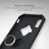 Rokform Rugged Θήκη iPhone XR με Μεταλλική Πλάκα για Μαγνητική Βάση Αυτοκινήτου - Gunmetal (305343P)