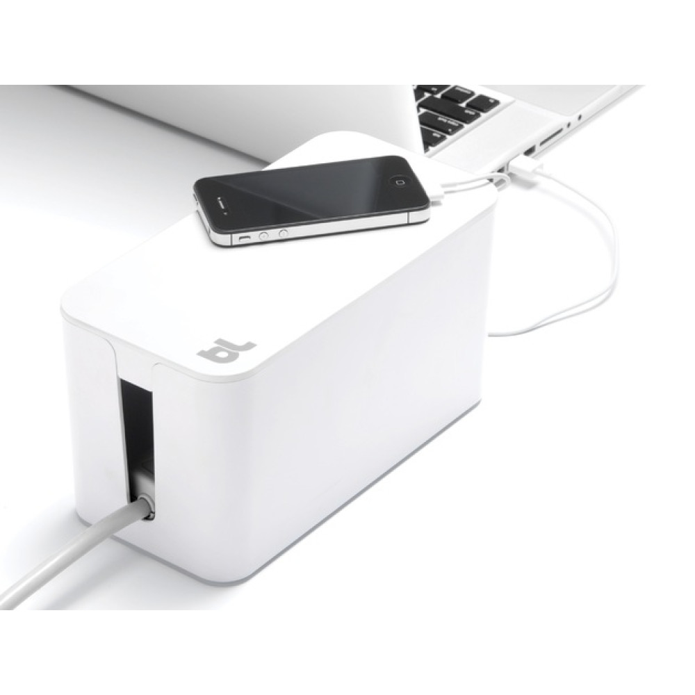 CableBox Mini- Κουτί Τακτοποίησης Καλωδίων - White (CBM-WH)
