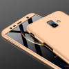 GKK Θήκη Hybrid Full Body 360° Samsung Galaxy J6 Plus 2018 - Gold (44494)