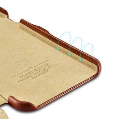 iCarer Vintage Series Side-Open Δερμάτινη Θήκη iPhone 8 Plus / iPhone 7 Plus - Red (44673)