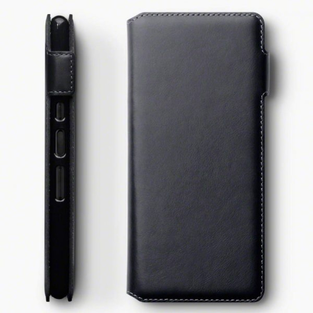 Terrapin Low Profile Δερμάτινη Θήκη - Πορτοφόλι Sony Xperia 10 Plus - Black (117-005-650)