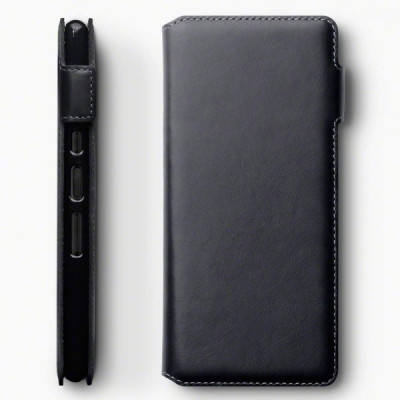 Terrapin Low Profile Δερμάτινη Θήκη - Πορτοφόλι Sony Xperia 10 Plus - Black (117-005-650)