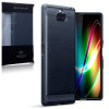 Terrapin Θήκη Σιλικόνης Carbon Fibre Design Sony Xperia 10 Plus - Blue (118-005-497)