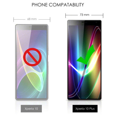 Terrapin Θήκη TPU Leather Design Sony Xperia 10 Plus - Black (118-005-498)