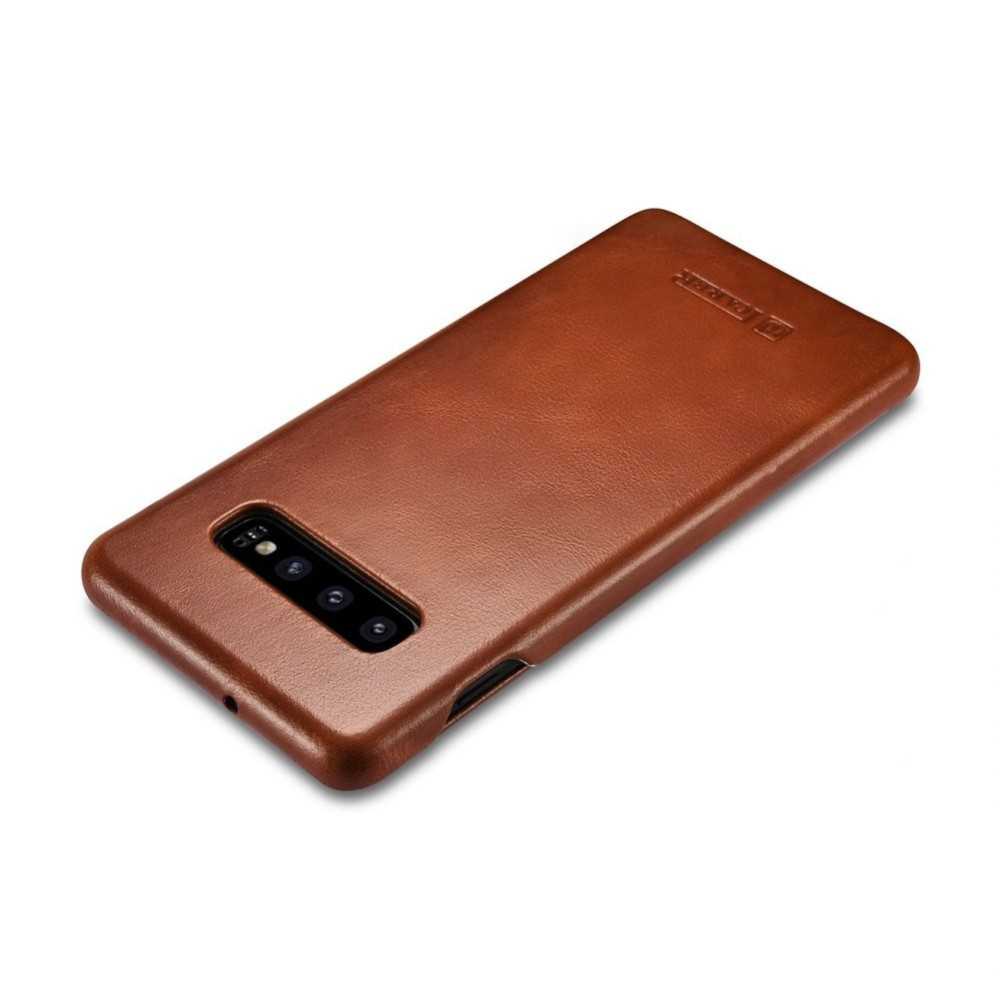 iCarer Vintage Series Side-Open Δερμάτινη Θήκη Samsung Galaxy S10 - Brown (RS99205-BN)