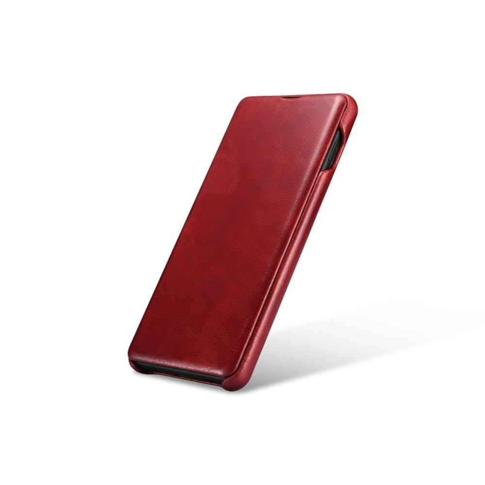 iCarer Vintage Series Side-Open Δερμάτινη Θήκη Samsung Galaxy S10 - Red (RS99205-RD)