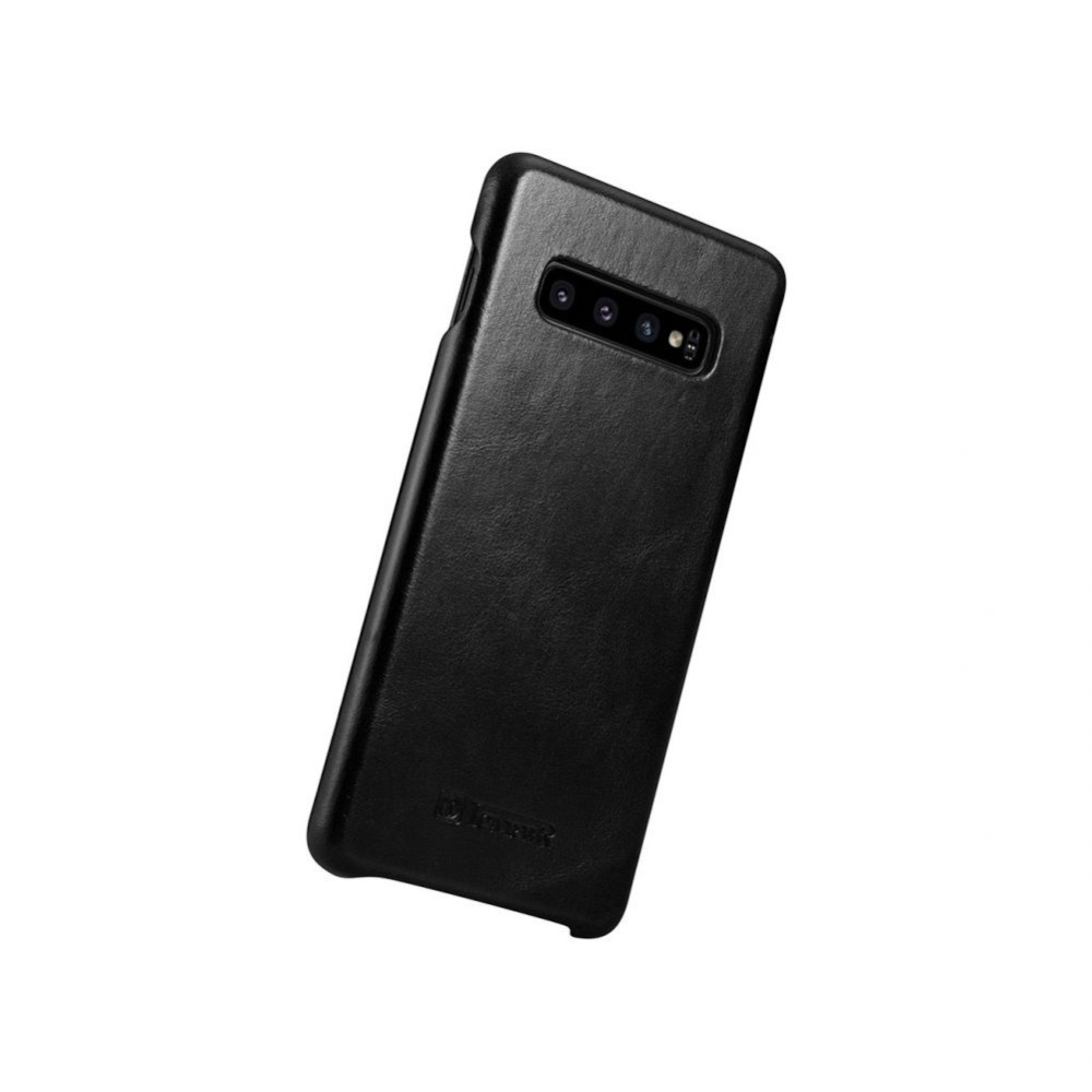 iCarer Vintage Series Side-Open Δερμάτινη Θήκη Samsung Galaxy S10 - Black (RS99205-BK)