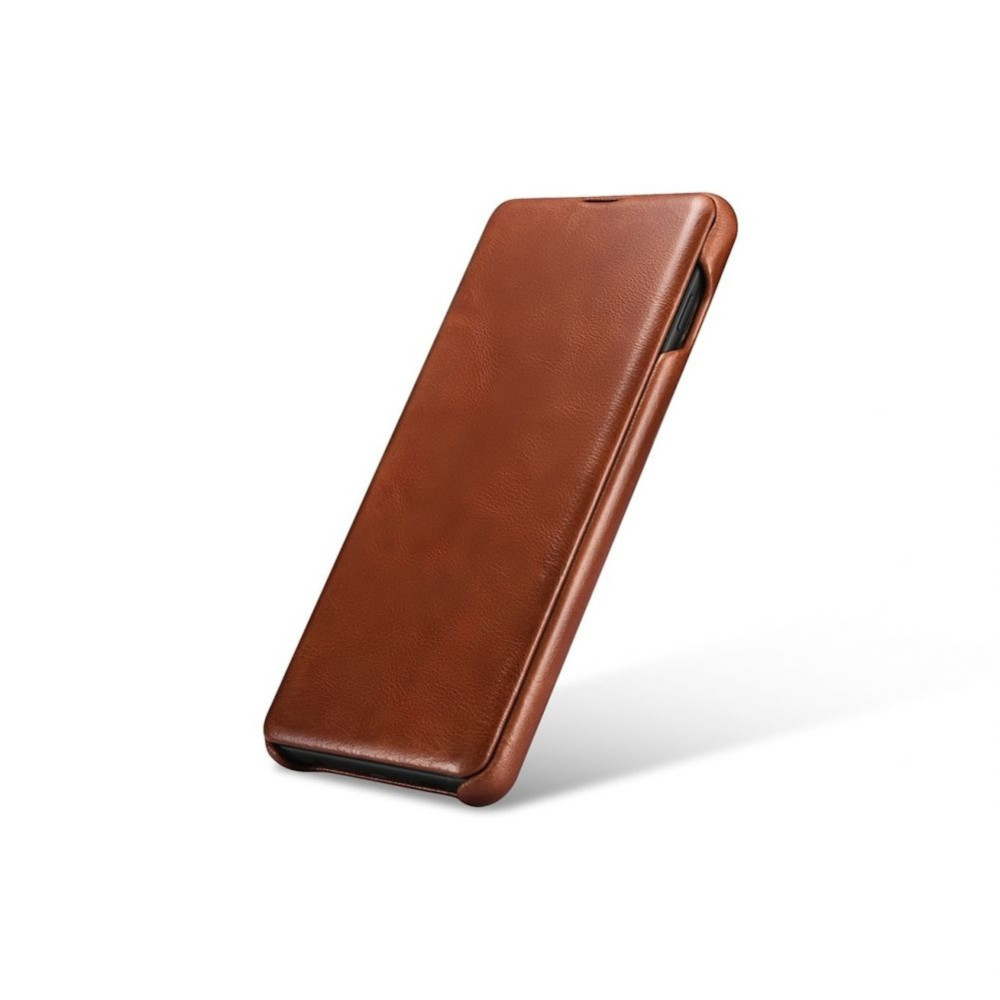 iCarer Vintage Series Side-Open Δερμάτινη Θήκη Samsung Galaxy S10 Plus - Brown (RS992005-BN)