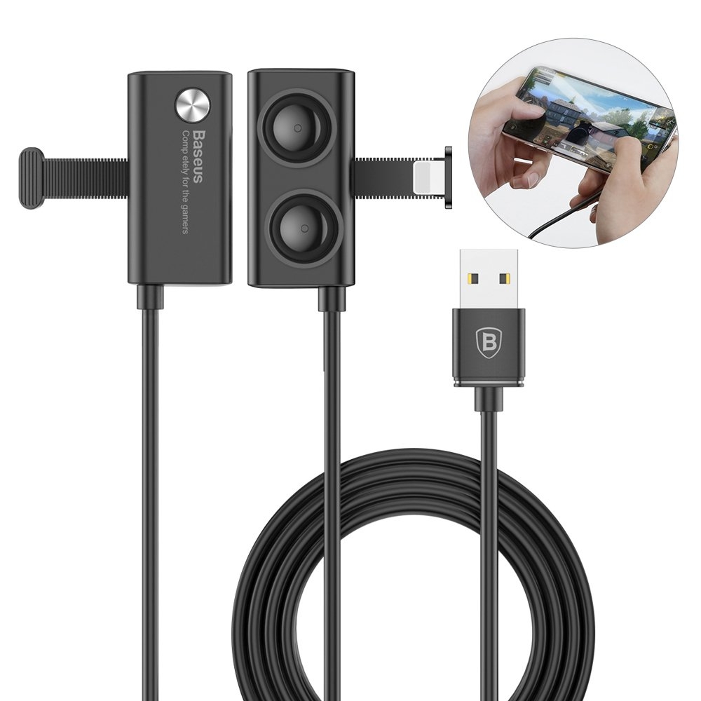 Baseus Suction Cup Mobile Games Cable - Καλώδιο USB σε Lightning για Gamers - 1.5A - 2m (CALXP-B01)