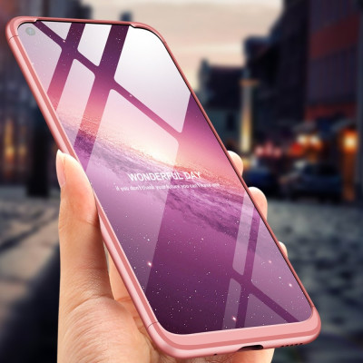 GKK Θήκη Hybrid Full Body 360° Huawei Honor View 20  - Rose Gold (47852)