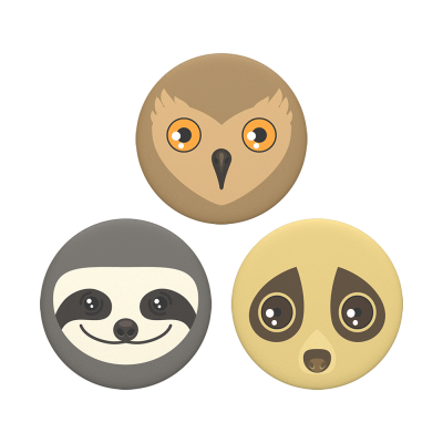 PopSocket Popminis Creature Comfort - Black - 3 Τεμάχια (800908)