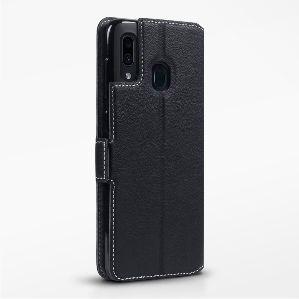 Terrapin Low Profile PU Leather Θήκη - Πορτοφόλι Samsung Galaxy A30 - Black (117-002a-132)