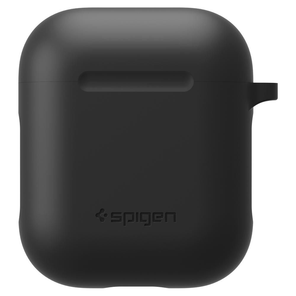 Spigen Θήκη Flexible Σιλικόνης για Airpods 2nd Gen / 1st Gen - Black (066CS24808)