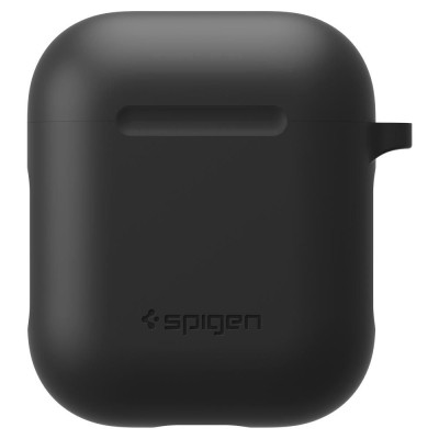 Spigen Θήκη Flexible Σιλικόνης για Airpods 2nd Gen / 1st Gen - Black (066CS24808)