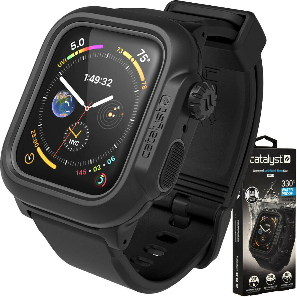 Catalyst Αδιάβροχη Θήκη Impact Protection Apple Watch SE/6/5/4 44mm - Black (CAT44WAT4BLK)