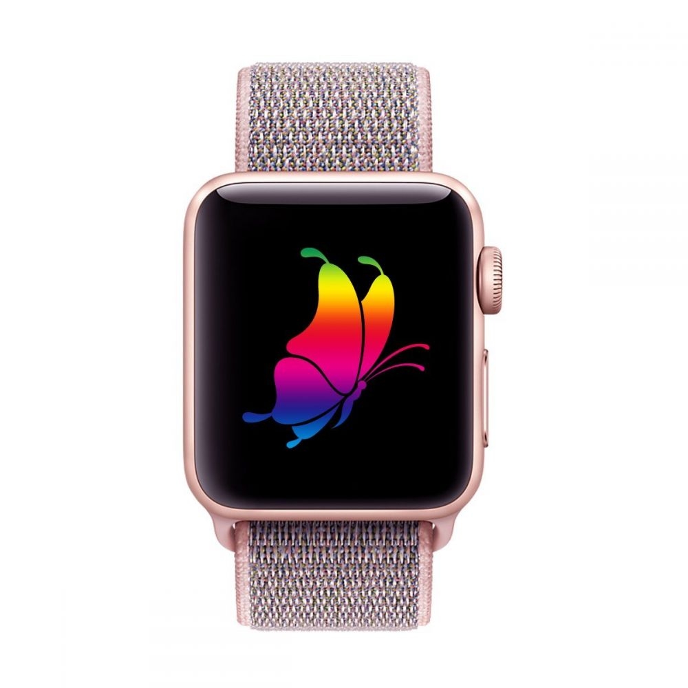 Ανταλλακτικό Λουράκι Milaneseband για Apple Watch SE/6/5/4/3 44/42mm - Pink Sand (49088) - OEM