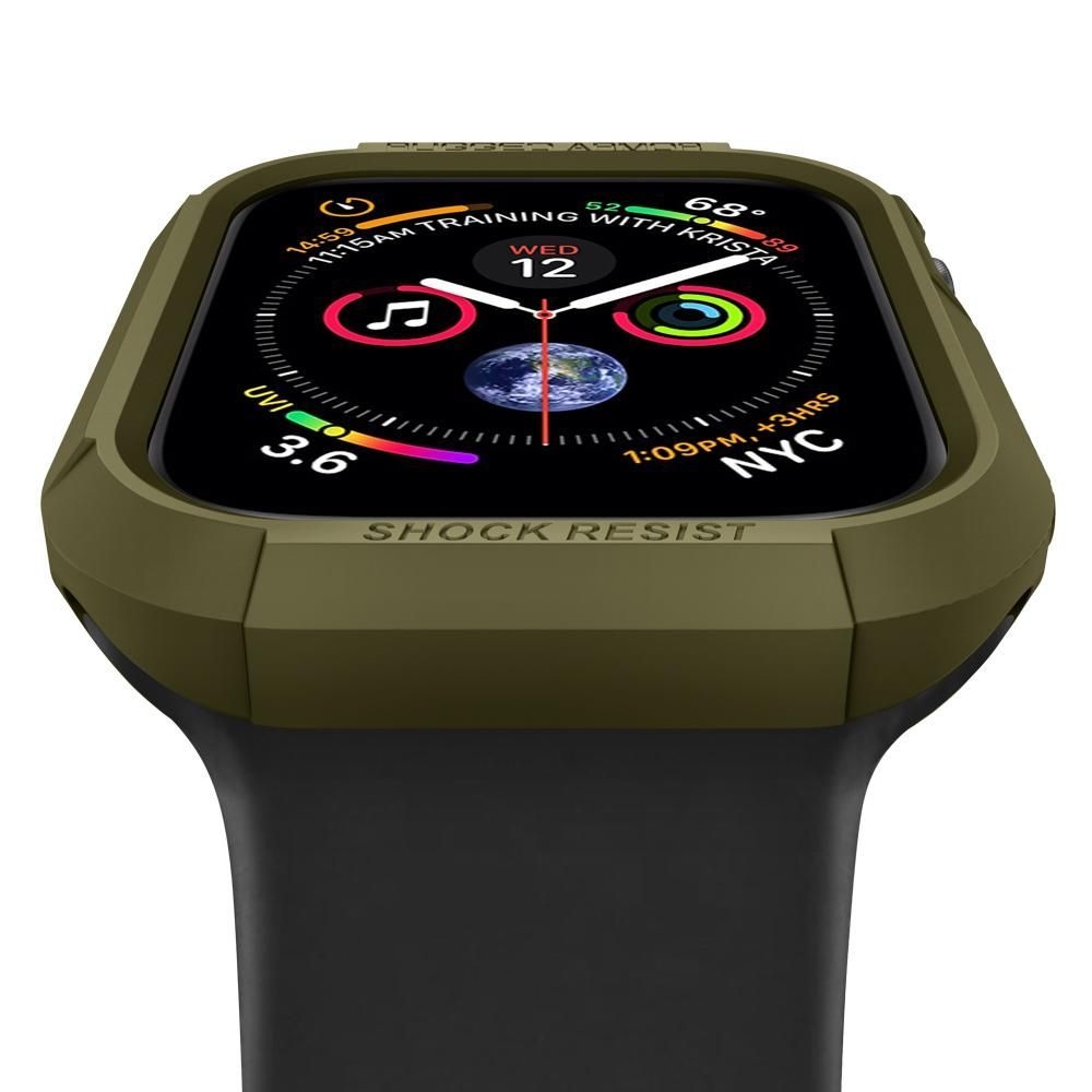 Spigen Θήκη Rugged Armor Apple Watch Series SE/8/7/6/5/4 (45/44mm) - Olive Green (062CS26015)