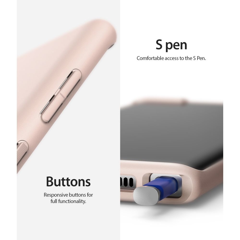 Ringke Air S Θήκη Σιλικόνης Samsung Galaxy Note 10 Plus - Pink Sand (51656)