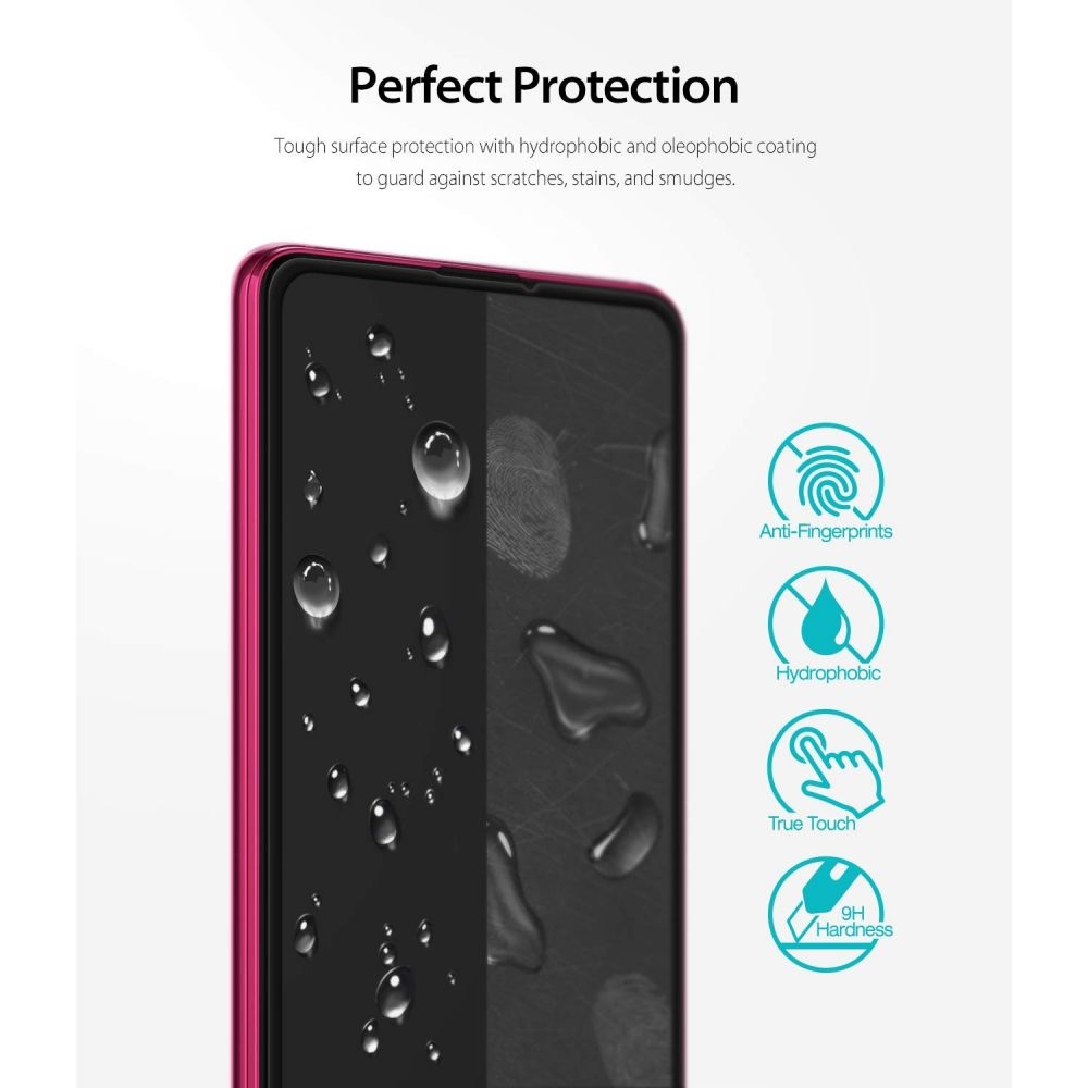 Ringke Invisible Defender ID Tempered Glass - Premium Full Cover Αντιχαρακτικό Γυαλί Οθόνης Xiaomi Mi 9T (52115)