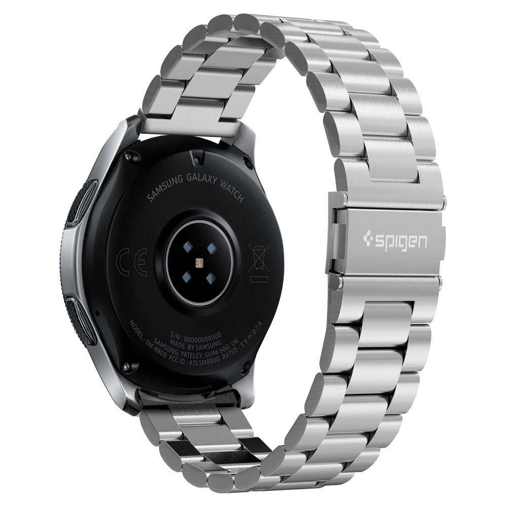 Spigen Modern Fit Μεταλλικό Λουράκι (22mm) Galaxy Watch 46mm - Silver (600WB24981)