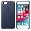 Official Apple Δερμάτινη Θήκη iPhone 7 / 8 - Midnight Blue (MQH82ZM/A)