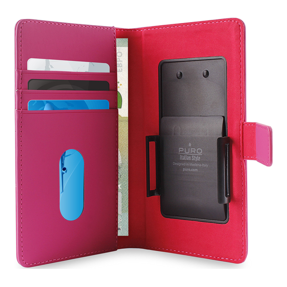 Puro Universal Θήκη Κινητών 4.7'' ιντσών Size L - Pink (UNIWALLET3-PNKL)