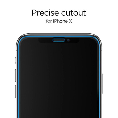 Spigen Premium Tempered Glass - Αντιχαρακτικό Γυάλινο Screen Protector iPhone 11 Pro - Full Cover - 2 Τεμάχια (057GL23120)