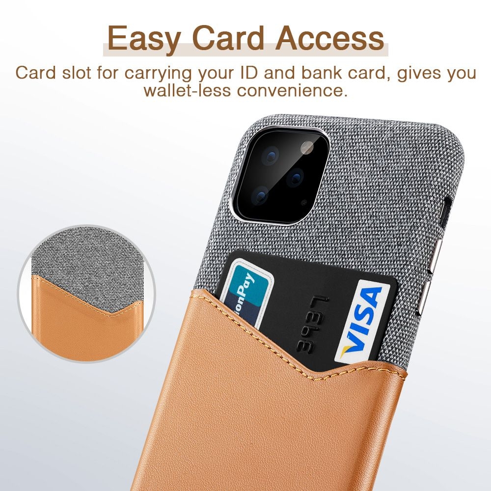 ESR Metro Wallet - Θήκη Με Υποδοχή για Κάρτες iPhone 11 Pro Max - Brown (53410)