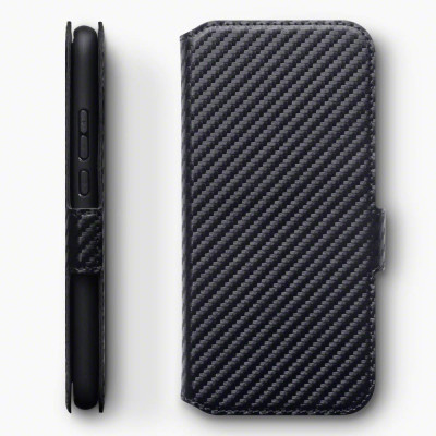 Terrapin Low Profile Θήκη - Πορτοφόλι Carbon Fibre Huawei Mate 30 Lite - Black (117-083-240)