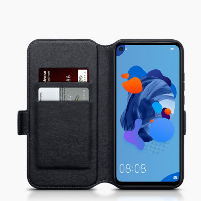 Terrapin Δερμάτινη Θήκη - Πορτοφόλι Huawei Mate 30 Lite - Black (117-083-237)