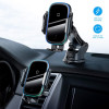 Baseus Light Electric Holder Ασύρματος Φορτιστής - Βάση Στήριξης Αυτοκινήτου - Black (WXHW03-01)