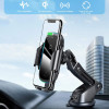 Baseus Light Electric Holder Ασύρματος Φορτιστής - Βάση Στήριξης Αυτοκινήτου - Black (WXHW03-01)