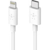 Belkin Καλώδιο Φόρτισης και Μεταφοράς Δεδομένων Lightning σε Type - C 1.2m - White (F8J239bt04-WHT)