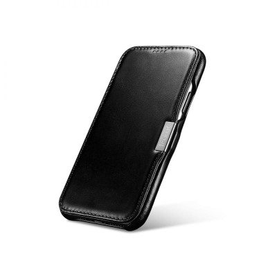 iCarer Vintage Series Side-Open Δερμάτινη Θήκη iPhone 11 Pro Max - Black (RIX1109-BK)