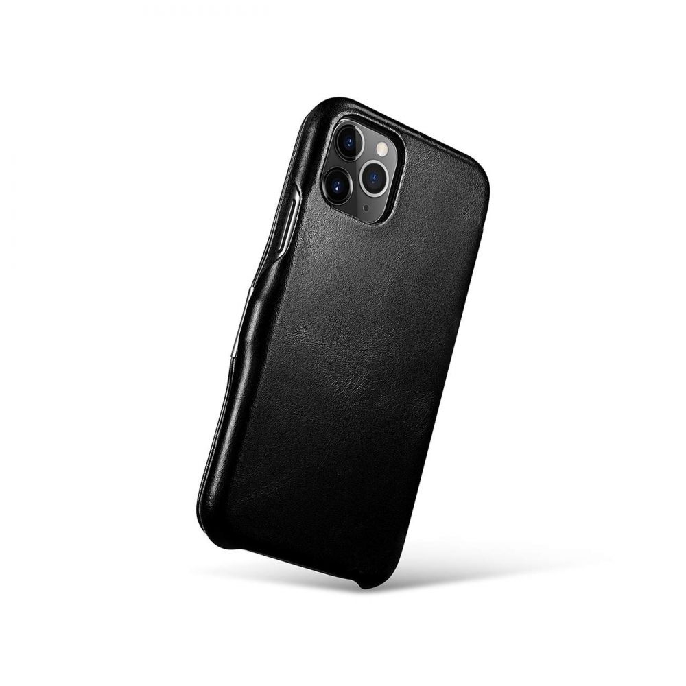 iCarer Vintage Series Side-Open Δερμάτινη Θήκη iPhone 11 Pro Max - Black (RIX1109-BK)