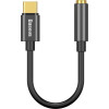 Baseus Αντάπτορας Type - C to 3.5mm Headphone Jack 3.5mm - Black (CATL54-01)