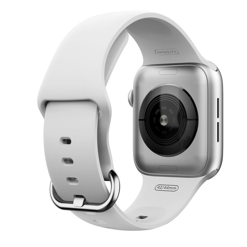 Ανταλλακτικό Λουράκι Σιλικόνης Apple Watch 5/4/3/2/1 (40/38mm) - OEM  - White (60565)
