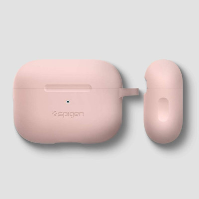 Spigen Silicone Fit Θήκη Apple Airpods Pro 1st Gen - Pink (ASD00535)