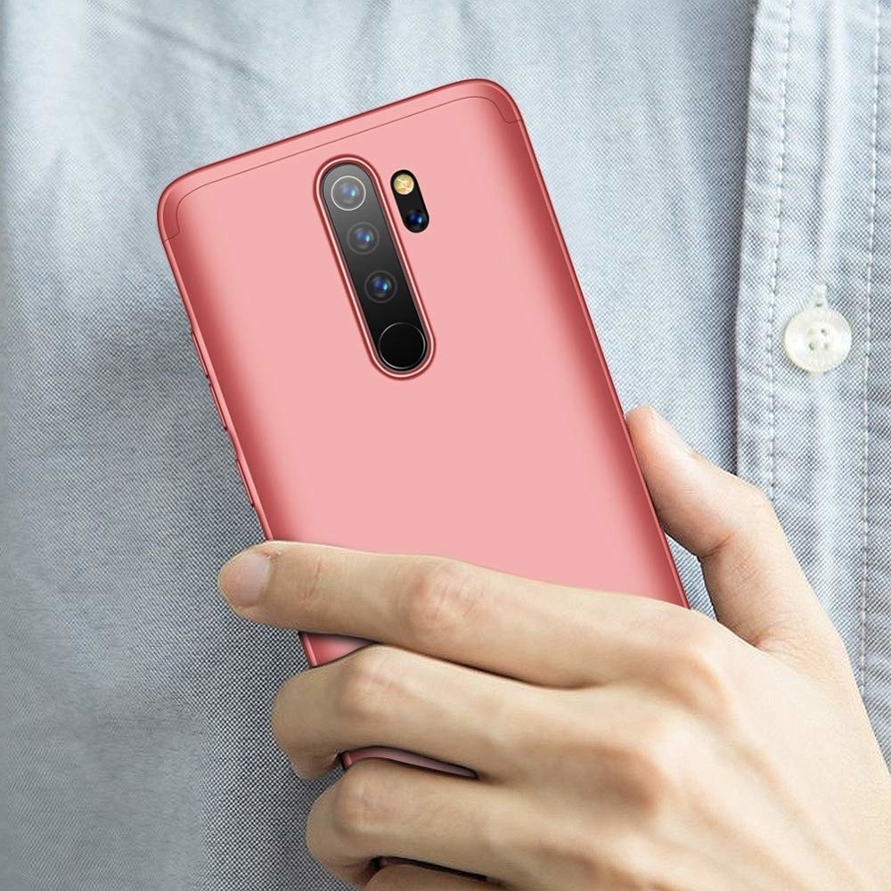 GKK Θήκη Hybrid Full Body 360° Xiaomi Redmi 8A - Rose Gold (62684)
