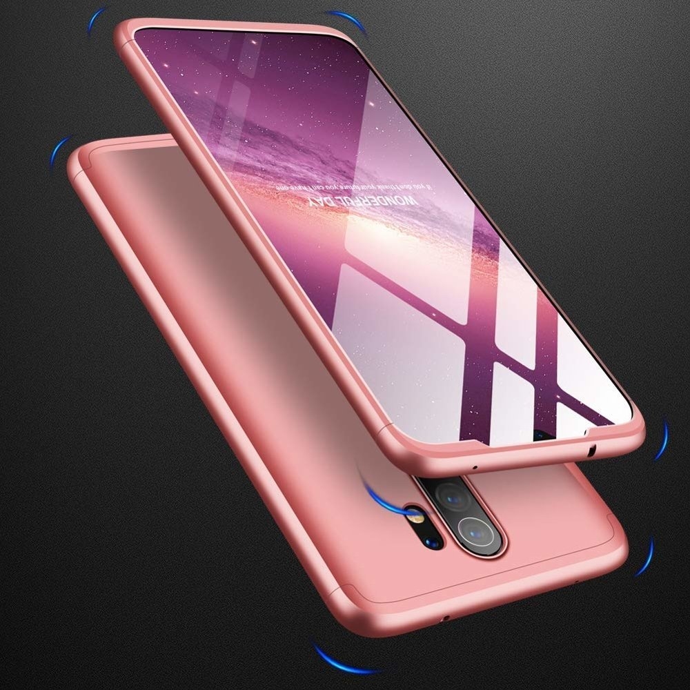 GKK Θήκη Hybrid Full Body 360° Xiaomi Redmi 8A - Rose Gold (62684)