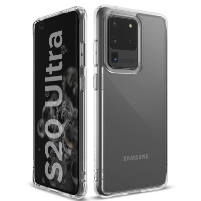 Ringke Fusion Θήκη με TPU Bumper Samsung Galaxy S20 Ultra - Clear (63158)