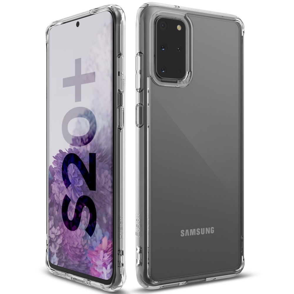 Ringke Fusion Θήκη με TPU Bumper Samsung Galaxy S20 Plus - Clear (8809688897689)